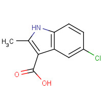 889942-69-2 5-chloro-2-methyl-1H-indole-3-carboxylic acid chemical structure