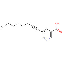 845266-29-7 5-oct-1-ynylpyridine-3-carboxylic acid chemical structure