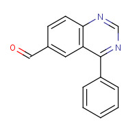 648449-08-5 4-phenylquinazoline-6-carbaldehyde chemical structure