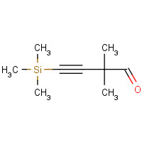 89267-74-3 2,2-dimethyl-4-trimethylsilylbut-3-ynal chemical structure