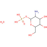 75656-33-6 [3-amino-4,5-dihydroxy-6-(hydroxymethyl)oxan-2-yl] dihydrogen phosphate;hydrate chemical structure