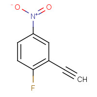 343866-99-9 2-ethynyl-1-fluoro-4-nitrobenzene chemical structure