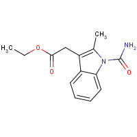 1386456-50-3 ethyl 2-(1-carbamoyl-2-methylindol-3-yl)acetate chemical structure