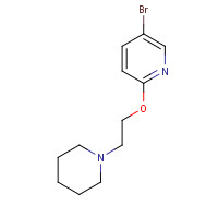 221636-20-0 5-bromo-2-(2-piperidin-1-ylethoxy)pyridine chemical structure