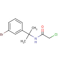 861840-21-3 N-[2-(3-bromophenyl)propan-2-yl]-2-chloroacetamide chemical structure