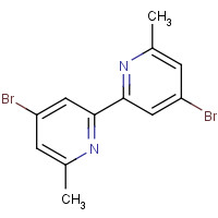 144342-45-0 4-bromo-2-(4-bromo-6-methylpyridin-2-yl)-6-methylpyridine chemical structure