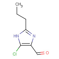 124750-49-8 5-chloro-2-propyl-1H-imidazole-4-carbaldehyde chemical structure