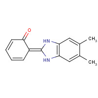 6628-94-0 6-(5,6-dimethyl-1,3-dihydrobenzimidazol-2-ylidene)cyclohexa-2,4-dien-1-one chemical structure