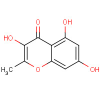 22105-17-5 3,5,7-trihydroxy-2-methylchromen-4-one chemical structure