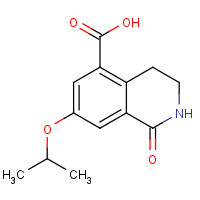 1616289-54-3 1-oxo-7-propan-2-yloxy-3,4-dihydro-2H-isoquinoline-5-carboxylic acid chemical structure