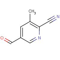 1198016-36-2 5-formyl-3-methylpyridine-2-carbonitrile chemical structure