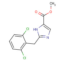 736971-55-4 methyl 2-[(2,6-dichlorophenyl)methyl]-1H-imidazole-5-carboxylate chemical structure