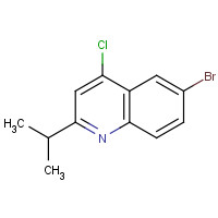 930570-43-7 6-bromo-4-chloro-2-propan-2-ylquinoline chemical structure