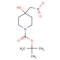 819800-93-6 tert-butyl 4-hydroxy-4-(nitromethyl)piperidine-1-carboxylate chemical structure