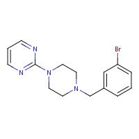 204634-66-2 2-[4-[(3-bromophenyl)methyl]piperazin-1-yl]pyrimidine chemical structure