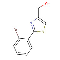 885280-50-2 [2-(2-bromophenyl)-1,3-thiazol-4-yl]methanol chemical structure