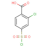 61953-04-6 2-chloro-4-chlorosulfonylbenzoic acid chemical structure