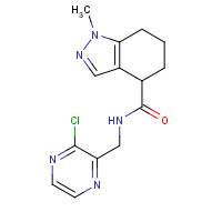 1620564-35-3 N-[(3-chloropyrazin-2-yl)methyl]-1-methyl-4,5,6,7-tetrahydroindazole-4-carboxamide chemical structure