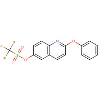 623144-20-7 (2-phenoxyquinolin-6-yl) trifluoromethanesulfonate chemical structure