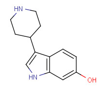 1413526-91-6 3-piperidin-4-yl-1H-indol-6-ol chemical structure
