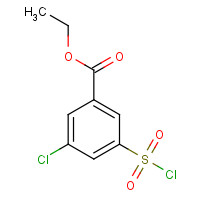 1155084-48-2 ethyl 3-chloro-5-chlorosulfonylbenzoate chemical structure