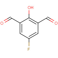 58107-25-8 5-fluoro-2-hydroxybenzene-1,3-dicarbaldehyde chemical structure