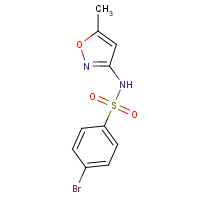 349614-44-4 4-bromo-N-(5-methyl-1,2-oxazol-3-yl)benzenesulfonamide chemical structure