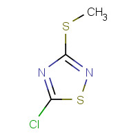 21735-15-9 5-chloro-3-methylsulfanyl-1,2,4-thiadiazole chemical structure