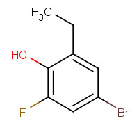 749929-49-5 4-bromo-2-ethyl-6-fluorophenol chemical structure