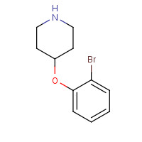 916971-29-4 4-(2-bromophenoxy)piperidine chemical structure