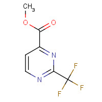878745-51-8 methyl 2-(trifluoromethyl)pyrimidine-4-carboxylate chemical structure