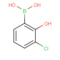 951655-50-8 (3-chloro-2-hydroxyphenyl)boronic acid chemical structure