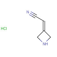 1314910-43-4 2-(azetidin-3-ylidene)acetonitrile;hydrochloride chemical structure