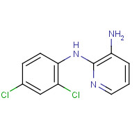 70358-41-7 2-N-(2,4-dichlorophenyl)pyridine-2,3-diamine chemical structure
