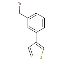 89929-85-1 3-[3-(bromomethyl)phenyl]thiophene chemical structure