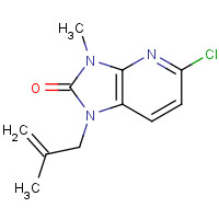 1276676-94-8 5-chloro-3-methyl-1-(2-methylprop-2-enyl)imidazo[4,5-b]pyridin-2-one chemical structure