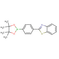 1007375-81-6 2-[4-(4,4,5,5-tetramethyl-1,3,2-dioxaborolan-2-yl)phenyl]-1,3-benzothiazole chemical structure