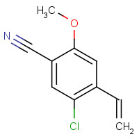 1255207-45-4 5-chloro-4-ethenyl-2-methoxybenzonitrile chemical structure