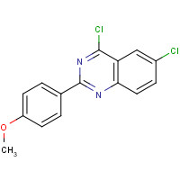 461036-87-3 4,6-dichloro-2-(4-methoxyphenyl)quinazoline chemical structure
