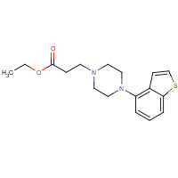 913614-12-7 ethyl 3-[4-(1-benzothiophen-4-yl)piperazin-1-yl]propanoate chemical structure