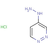 117044-03-8 pyridazin-4-ylhydrazine;hydrochloride chemical structure