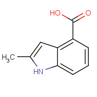 34058-50-9 2-methyl-1H-indole-4-carboxylic acid chemical structure