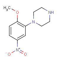58315-37-0 1-(2-methoxy-5-nitrophenyl)piperazine chemical structure