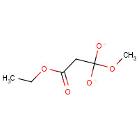 41710-88-7 3-ethoxy-1-methoxy-3-oxopropane-1,1-diolate chemical structure