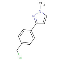 916766-83-1 3-[4-(chloromethyl)phenyl]-1-methylpyrazole chemical structure