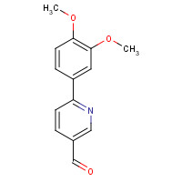 898796-17-3 6-(3,4-dimethoxyphenyl)pyridine-3-carbaldehyde chemical structure