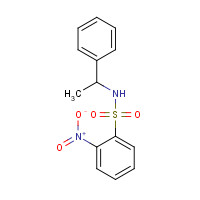 295361-05-6 2-nitro-N-(1-phenylethyl)benzenesulfonamide chemical structure