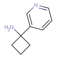 1212058-02-0 1-pyridin-3-ylcyclobutan-1-amine chemical structure