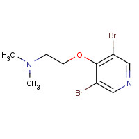 1357094-94-0 2-(3,5-dibromopyridin-4-yl)oxy-N,N-dimethylethanamine chemical structure