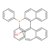 144868-15-5 1-(2-diphenylphosphanylnaphthalen-1-yl)naphthalen-2-ol chemical structure